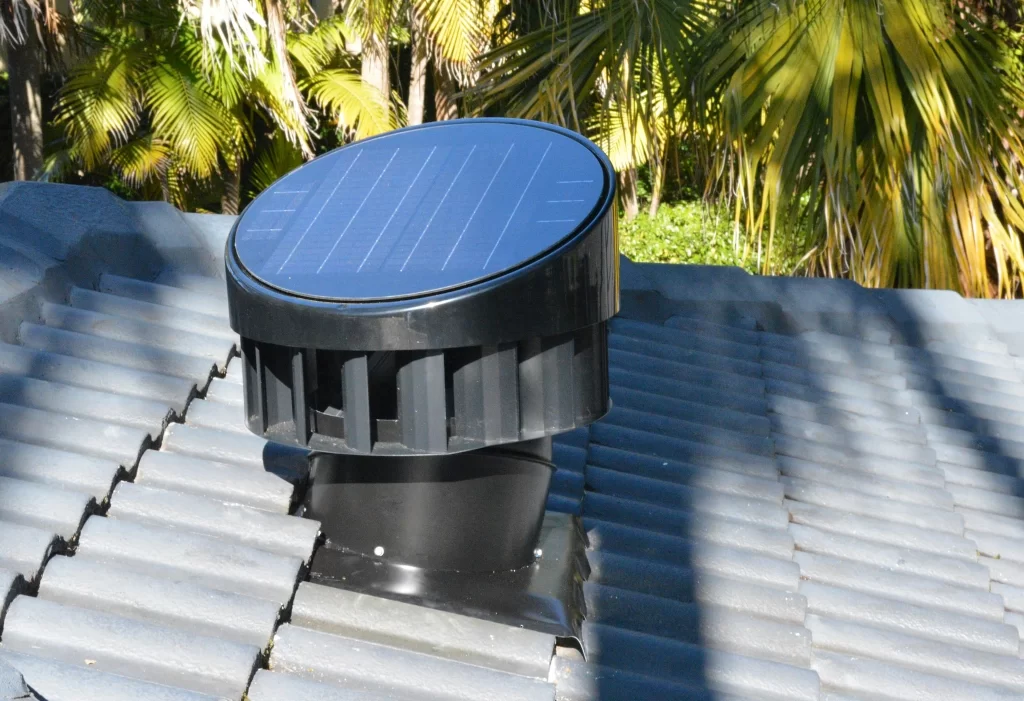 Swirl Ventilator installed on a Canberra roof by ACT Roof Restoration, providing solar and wind-powered ventilation to improve airflow and reduce heat buildup.
