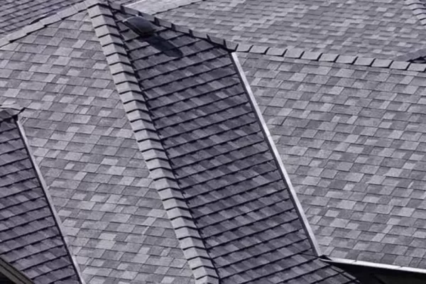 Apron flashing installed on a roof to prevent leaks and improve water drainage.
